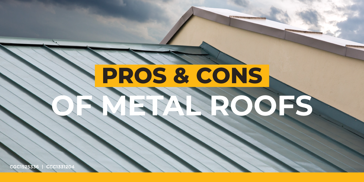 Pros and Cons of Metal Roofs | TSpark Enterprises, LLC | Tallahassee, FL